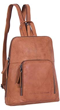 The Chesterfield Brand Wax Pull Up Vivian City Rucksack Leder 28 cm