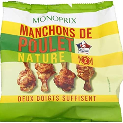 Monoprix Manchons de poulet nature - Le sachet de 250 g
