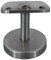TIBU Supporto per corrimano modello S, in acciaio inox, dritto, con piastra di supporto