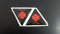 KIT 2 STICKERS ADESIVI 3D RESINATI COMPATIBILI PER ALFA ROMEO QUADRIFOGLIO JTDM A-148 (Rosso, 6 cm)
