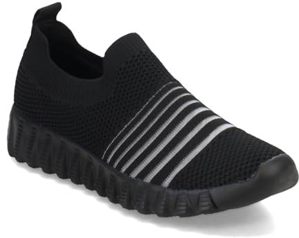 Bernie Mev BM94 Wylie - Damen Schuhe Sneaker - Black, Größe:41 EU