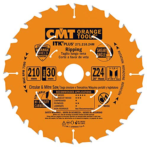 CMT 271.210.24M LAME CIRCULAIRE ULTRA-ITK 210X1.8/1.2X30 Z=24