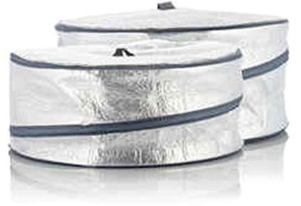 HAC24 2er Set Warmhaltehaube Abdeckhaube Speisehaube Lebensmittel Schutzhaube Speiseschirm Servierhaube Isolierhaube