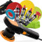 detailmate Polier Set: Liquid Elements T2000V3 Poliermaschine + menzerna Polituren 250ml, ControlCleaner 500ml & Polierpads 150mm + 3M Band + Poliertuch - Profi Politur für Auto & Motorrad Lack