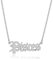 South Coast Jewellery Pisces Zodiac Horoscope Birth Star Sign Necklace Silver Stainless Steel