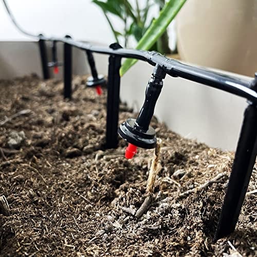 Système d'Irrigation Jardin - Kit d'Irrigation Goutte 23m - Systeme Goutte a Goutte pour Serre, Pots, Potager