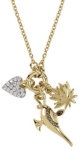 Disney Princess Aladdin Gold Coloured Plated Charm Necklace NF00611YZWL-18