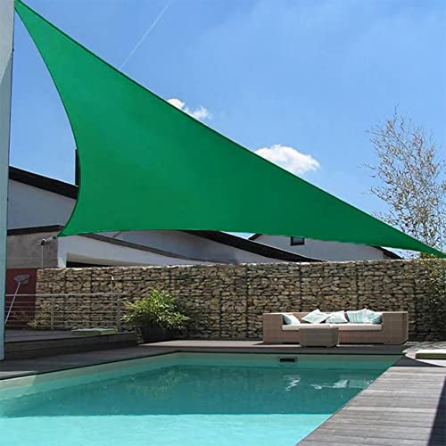 Voiles d'ombrage pour Patio 5x5x5m Coupe Vent terrasse Toile pergola sur Mesure Auvent de terrasse Toile pergola Militaire, Vert
