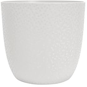 EDA - Cache-Pot Opale Ø 29,5 cm - Blanc Ivoire