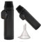 SPOPGUYS Schnupftabak Dosierer 2Pack Dosierer Portionierer Spender für Schnupftabak Dispenser für deinen Schnupftabak Version,Dosier Fläschchen Mit Trichter(5.2x1,5cm schwarz)