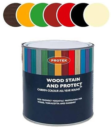 Protek Wood Stain and Protect - 1 Litre - Teak
