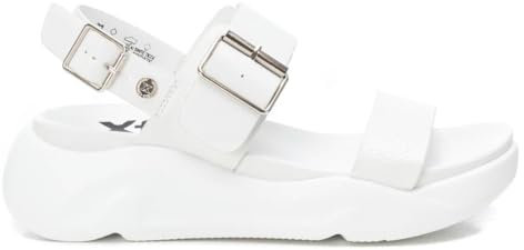 XTI - Sandalia Mujer Blanco - Calzado Cómodo y Versátil - Moda casual - Modelo 14273805 (Talla 39)