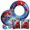 Swimming Float Pool Inflatables for Kids - Super Hero Pool Float Bundle of 20 Beach Ball, Arm Bands, Goggles & Swim Ring Tube for Swimming Pool Activities, Water Park, Beach Games with Topline Card.