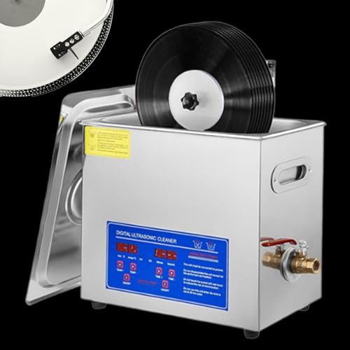 Professional cleaning of vinyl records，Vinyl Cleaning Machine by| Vinyl Record Cleaning Kit for LP Albums Microfiber Cloth Cleaning Tray – Clean 6 LP Records