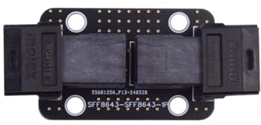 CY Karte PCI-Express 4.0 PCIE5.0 Mini SAS HD SFF-8643 Buchse auf SFF-8643 Buchse PCBA-Koppler-Adapter-Extender