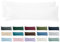 Aisbo Kissenbezug 40x145 2er Set - Seitenschläferkissen Bezug 40 x 145 Weiß mit Reißverschluss aus Mikrofaser Weich, ÖKO-TEX Kopfkissenbezug 145x40 für Seitenschläfer Kissen