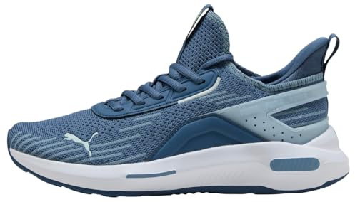 Puma Unisex Softride Enzo 5 Hype Road Running Shoe, Dark Indigo Cool Blue Fizzy Light, 38.5 EU