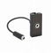 Enchufe hembra de 3,5 mm preconectorizado Mosaic 1 módulo - negro mate