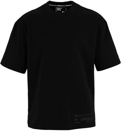 Spitzbub T-Shirt Shirt Kurzarm Oversize Shirt Herren Shirt in Schwarz