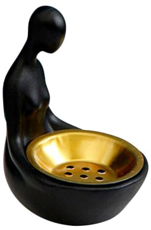 Cabilock Räucherkegelhalter Mit Abstrakter Figur Modernes Räuchergefäß Für Schreibtisch Aromabrenner Zur Entspannung Und Dekoration Für Zuhause Und Büro