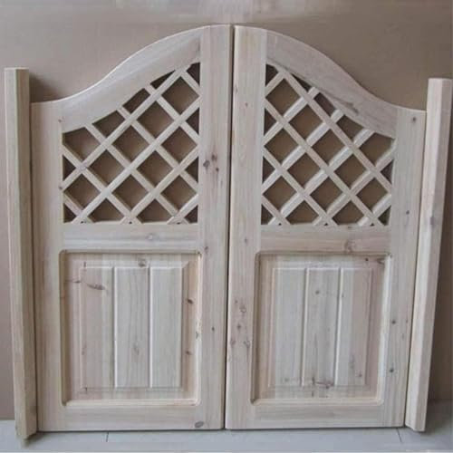 SQMGFA Weiße, Moderne Schwingtüren für Vorratskammer, Toilettentheke, Trennwand, Schwingtüren mit Schwingstangen-Design (B 110 cm x H 90 cm) (eine Farbe: B 110 cm x H 90 cm)