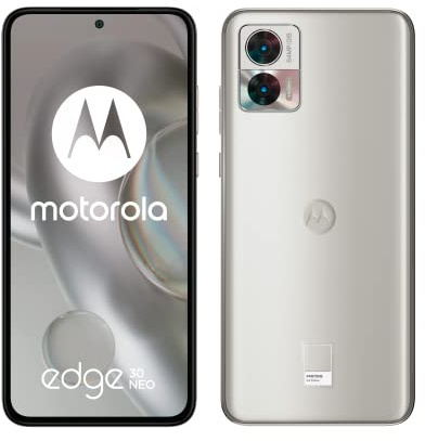 Motorola Edge 30 Neo 5G (Ice Palace) 128GB + 8GB RAM SIM-Free Unlocked Android Smartphone (Renewed)