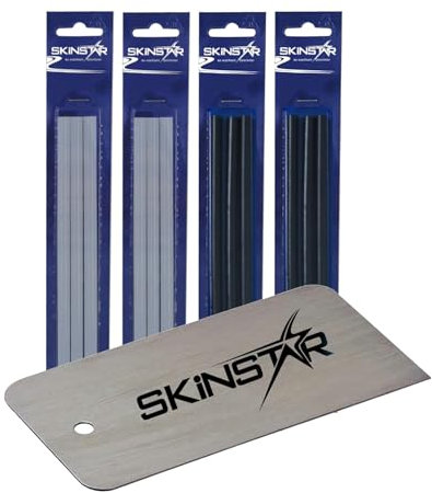 SkinStar Belagsreparatur Set Ski & Snowboard Belag Belagsausbesserung Belag-Reparatur Black
