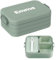Mepal Brotdose mit Namen To Go - Personalisierte Bento Lunchbox - Geeignet für bis zu 4 Butterbrote - Bento-Fach & Gabel - BPA-frei & Spülmaschinenfest - 900 ml - Midi - Nordic sage