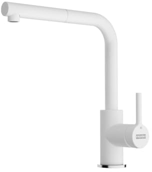 Franke Lina L Polar White Küchenarmatur mit herausziehbarem Auslauf, 115.0728.485