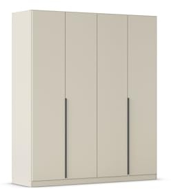 Rauch Möbel Alabama, Kleiderschrank, Farbe Beige, Breite 181 cm | Schrank, 4-türig, Zubehör Classic, für Schlafzimmer, Kinderzimmer, Garderobe, Flur