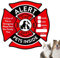 Fire Rescue Sticker for Pets - Safety Alert, Sign | Waterproof Window Decal for Dog Cat Rescue Animal Rescue Kit
