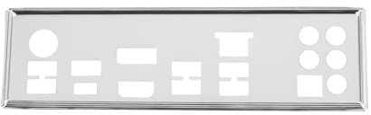 Briny River 1 x Computer Case Baffle IO Baffle Compatible with ASUS Prime Z390-A Silver