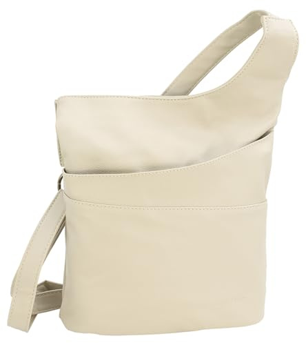 JENNIFER JONES - Damen Umhängetasche mit Reißverschluss, Schultertasche