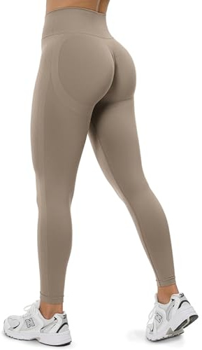 SMILODOX Leggings Damen Infinite Batik Scrunch, Shaped Fit Seamless Sporthose, Sanduhr-Silhouette Design Yogahose, Elastischer Bund Figurschmeichelnd, Ideal für Fitness, Gym & Alltag