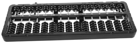 Parliky Abacus Éducatif Plastique Rangées Perles avec Réinitialisation Rapide Outil Arithmétique pour Garçon Fille Débutants Boulier Chinois pour Calcul Mental et Apprentissage Scolaire