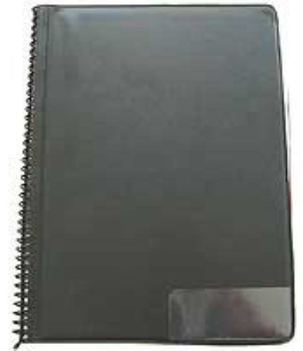 Marschnotenmappe Hoch, 25 Taschen, schwarz