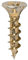 Timco SDF456_P Vis à bois plaqué zinc, 40020SOLOC