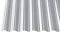 Polycarbonat Wellplatten Profilplatten Sinus 76/18 klar ohne Struktur (3000 x 1040 mm)