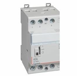 412549 Legrand - Contacteur Jour Nuit Triphasé 3p Bobine 230v - 40a - Contact 3no - 3 Modules