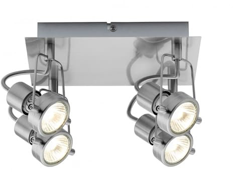 Paulmann Deckenstrahler, Verschiedene Materialien, Silber