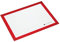 MasterClass Non Stick Silicone Baking Mat, Pastry Sheet, Oven Tray Liner, 40 x 30 cm, Red/White