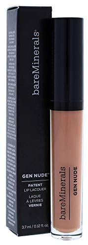 Bare Mínerals Gen Nude Patent Lip Laquer Liquid Lipstick, Yaaas, 3.7 ml