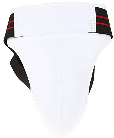 Doact Hommes Taekwondo Groin Guard Boxe Karaté Jockstrap Sanda Crotch Protecteur(XL)
