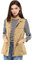Allegra K Damen Ärmellos Drawstring Knopfleiste Cargo Weste Jacke Khaki XS