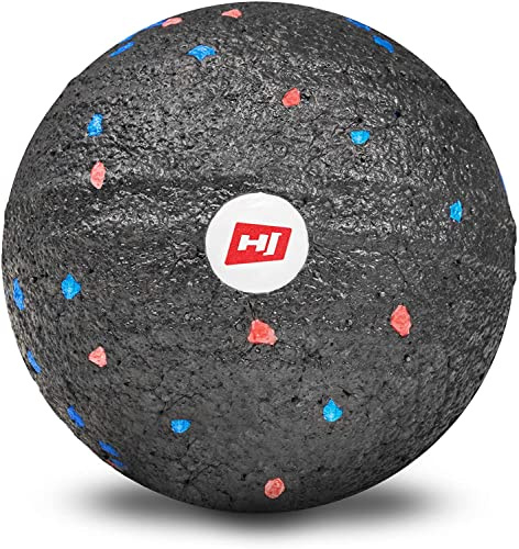 HOP Sport® Balle de Massage pour l'entraînement des Fascias HS-P080MB pour l'auto-Massage du Corps Entier en EPP Écologique - Diamètre 8cm