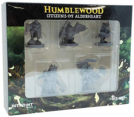 Hit Point Press Humblewood Miniature: Citizens of Alderheart, Schwarz