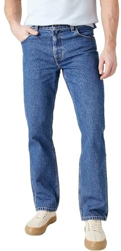 Wrangler Herren Red Kabel Straight Jeans , Medium Stw, 33W / 30L