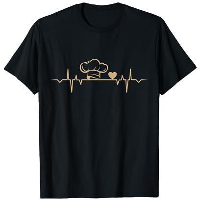Cocina Cocinero Cocina Restaurante Bar Bistro Cuchillo Cocinero Camiseta