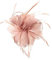 Fascinateurs pour les femmes, fleurs de mariage de fleur fascinateur net chapeau net, fascinateur avec clip de bandeau pour décorations de mariage fascinateurs pour femmes, fascinateur rose