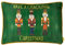 furn. Weihnachtskissenbezug, Motiv: Nussknacker, Grün